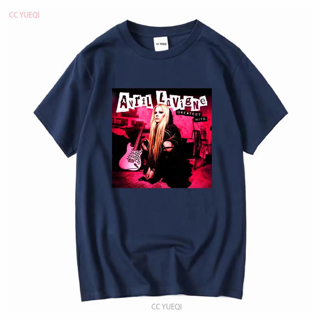 Avril Lavigne Album Greatest Hits Adult T Shirt All Size S To 5XL AL149 Long or Short Sleeves Vintage Washed