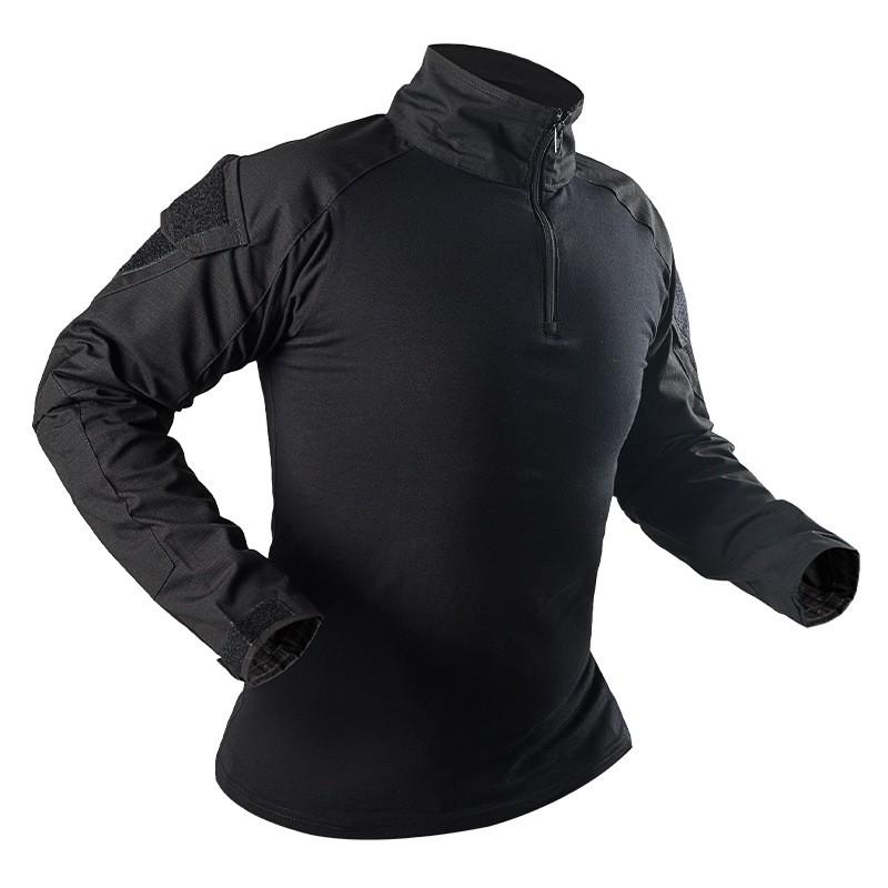 Mens Long Sleeve Tactical Shirt G2 Camo Outdoor Hiking Training Breathable Wear-resistant