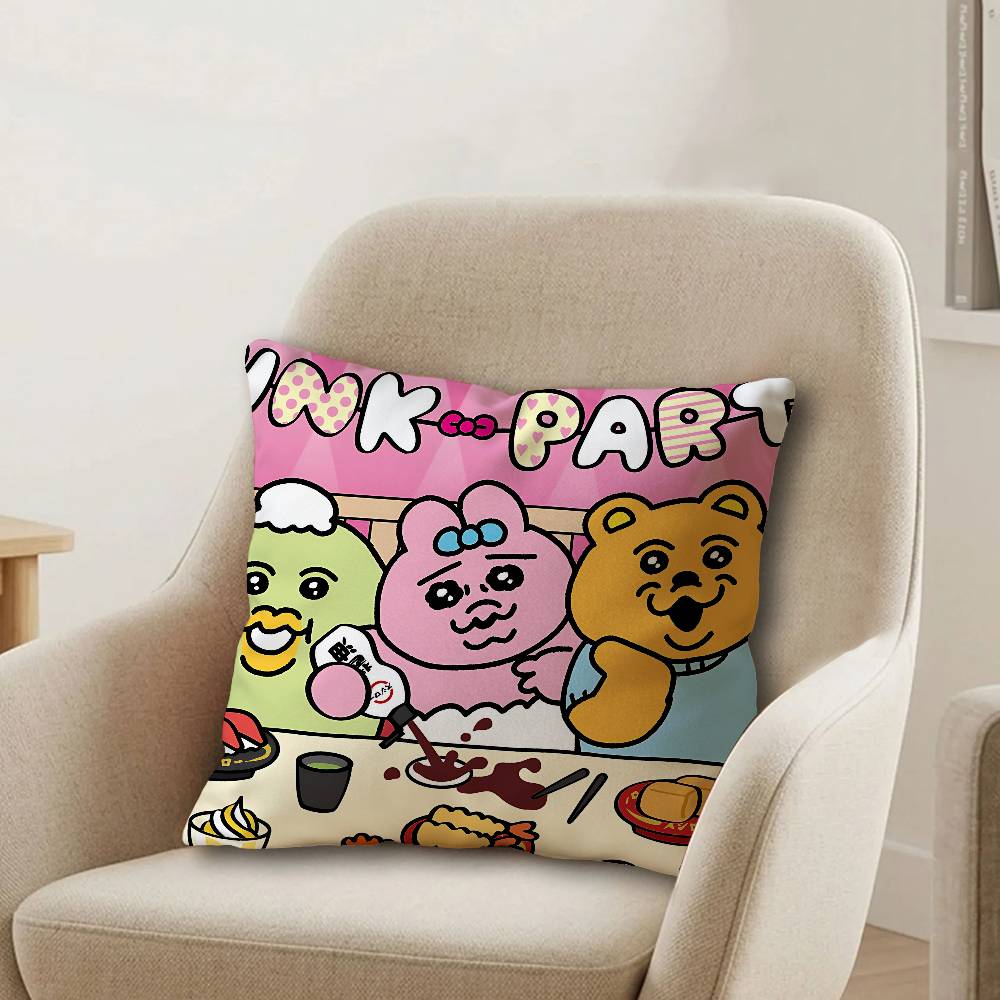 Cartoon OOpanchu WUsagiS Cushion Cover Decorative Pillow Sofa Home Decor case pillow cases
