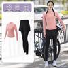 Women's Quick-Dry Long Sleeve Sports Set - Spring Fitness Cardigan for Outdoor Activities