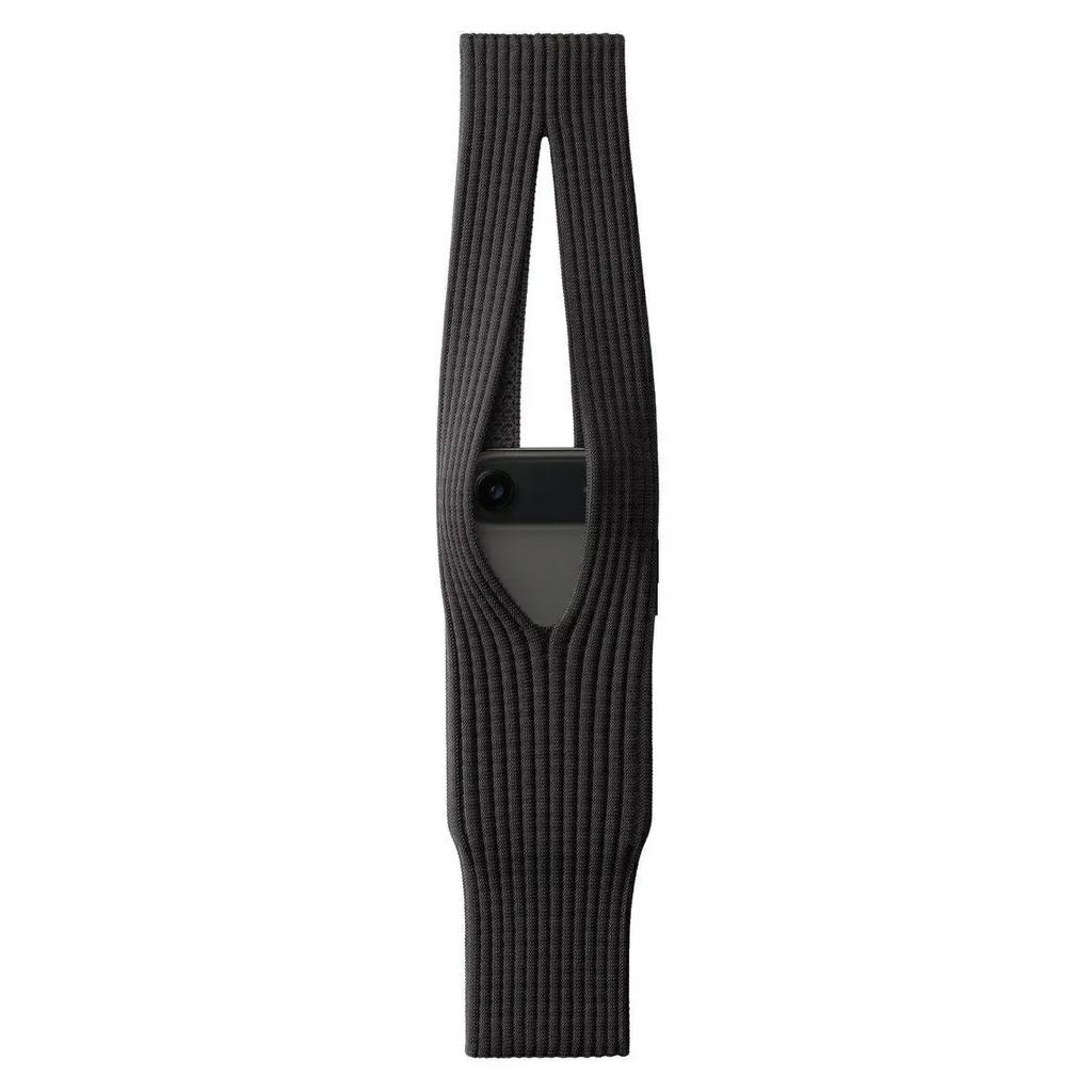 Oficial pentru IPhone 17 Pro Max 16 15 14 13 12 Geantă Tricotată de Buzunar ISSEY MIYAKE 80cm Îngroșată Iarnă Stil Ins Geantă Tricotată Husă Telefon