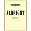 Alfred Music Albright Sonata Saxophone Piano Peters Publishing