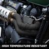 Exhaust Heat Wrap,2”X 16 Ft, Motorcycle Fiberglass Heat Shield Tape With Stainless Ties, Black
