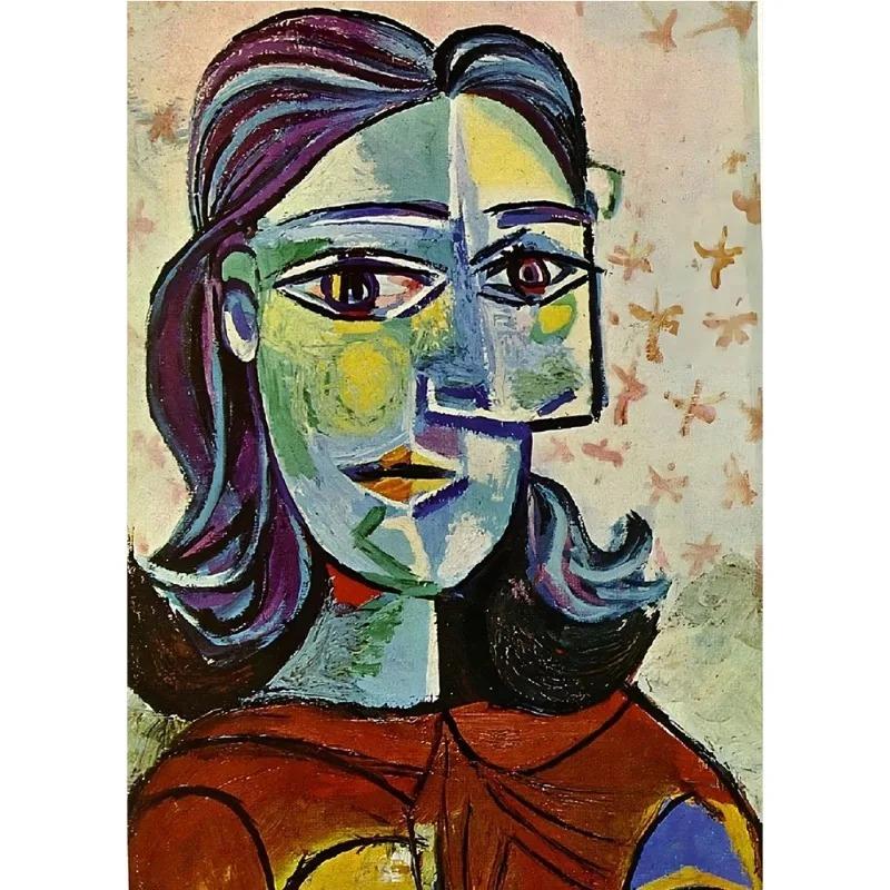 Vintage Abstract Pablo Picasso Classic Artwork Poster Canvas Painting Wall Art for Modern Museum Gallery Living Room Home Decor