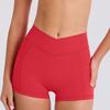 Spaghetti Strap Y Word Beauty Back Exercise Bra Pocket Peach Hip Shorts Yoga Clothes Fitness Suit Sports Suit for Women