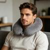 U-Shaped Pillow with Removable Cover, Neck Support Pillow for Travel Office Home, Lumbar Nap Cushion, Leg Lift Cushion, Cervical Relief Headrest