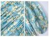 Elegant Silk Dress with Waist-Cinched Print