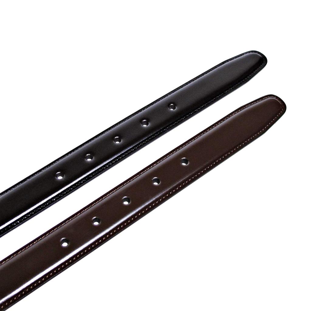 KIETH Cordovan Leather Belt for Dark Adjustable Made In Japan with Over 50 Years of History and DARKBROWN Men, Brown, Size, Craftsmanship, KE21415-39