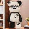 8653 Pieces of Fashionable Bear DIY Model Building Blocks, Designed for Young and Adults,