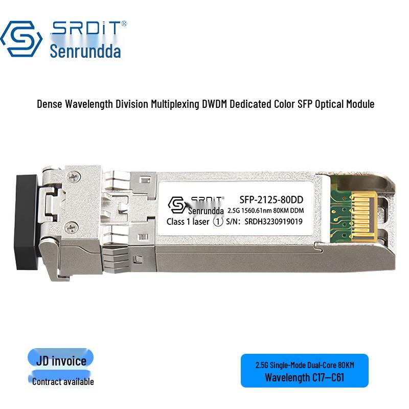 

SRDIT SFP 2.5G DWDM Optical Module