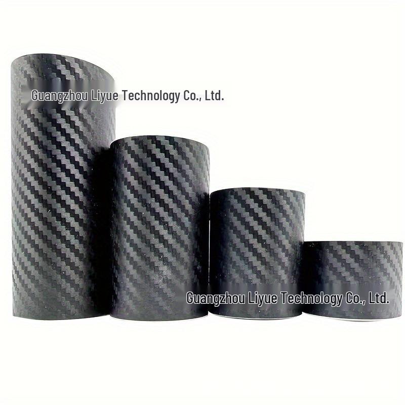 3D Carbon Fiber Vinyl Car Wrap Anti-Scratch Self-Adhesive Sticker Tape