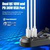 3-Ports USB Charger Socket Dual 18W QC3.0 & 36W PD3.0 12/24V Car Bus Boats Vehicle Universal Waterproof Charger Power Adapter