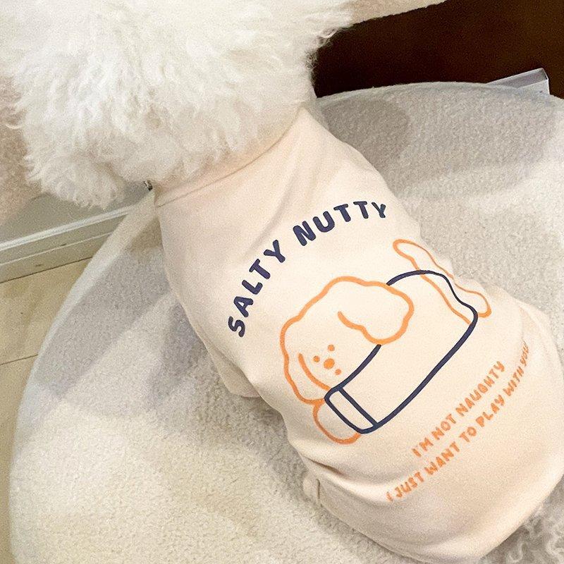 Pet Autumn and Winter Four Legged Base Shirt Pet Plush Four Legged Jumpsuit Teddy Elastic Pajamas Puppy Clothes Winter