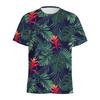 Tropical Palm Tree Hawaiian Pattern T-shirt Men Plants Leaf 3D Printed T Shirt Summer Short Sleeves Streetwear Round Neck Tees