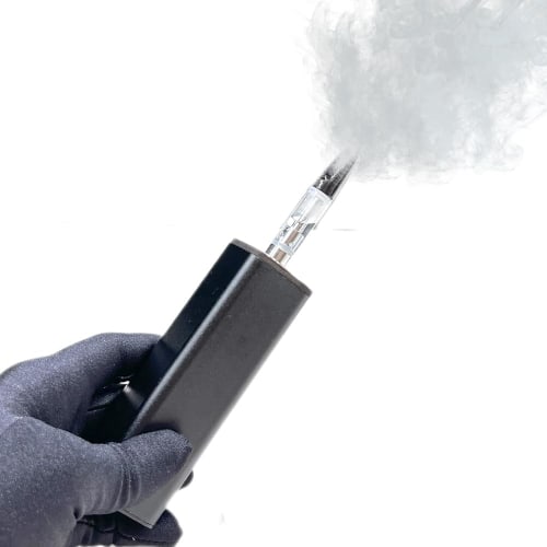 Portable Fog Machine | Slim Black Smoke Machine for Dance Stage, Halloween, and DJ Parties