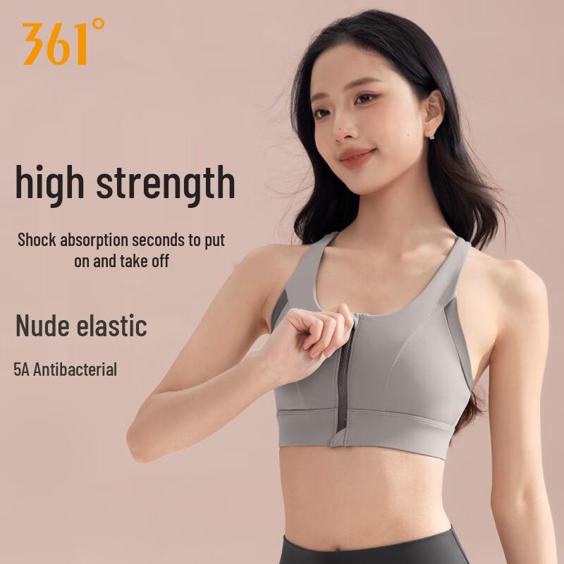 361° Women s High-Intensity Front-Zip Sports Bra M