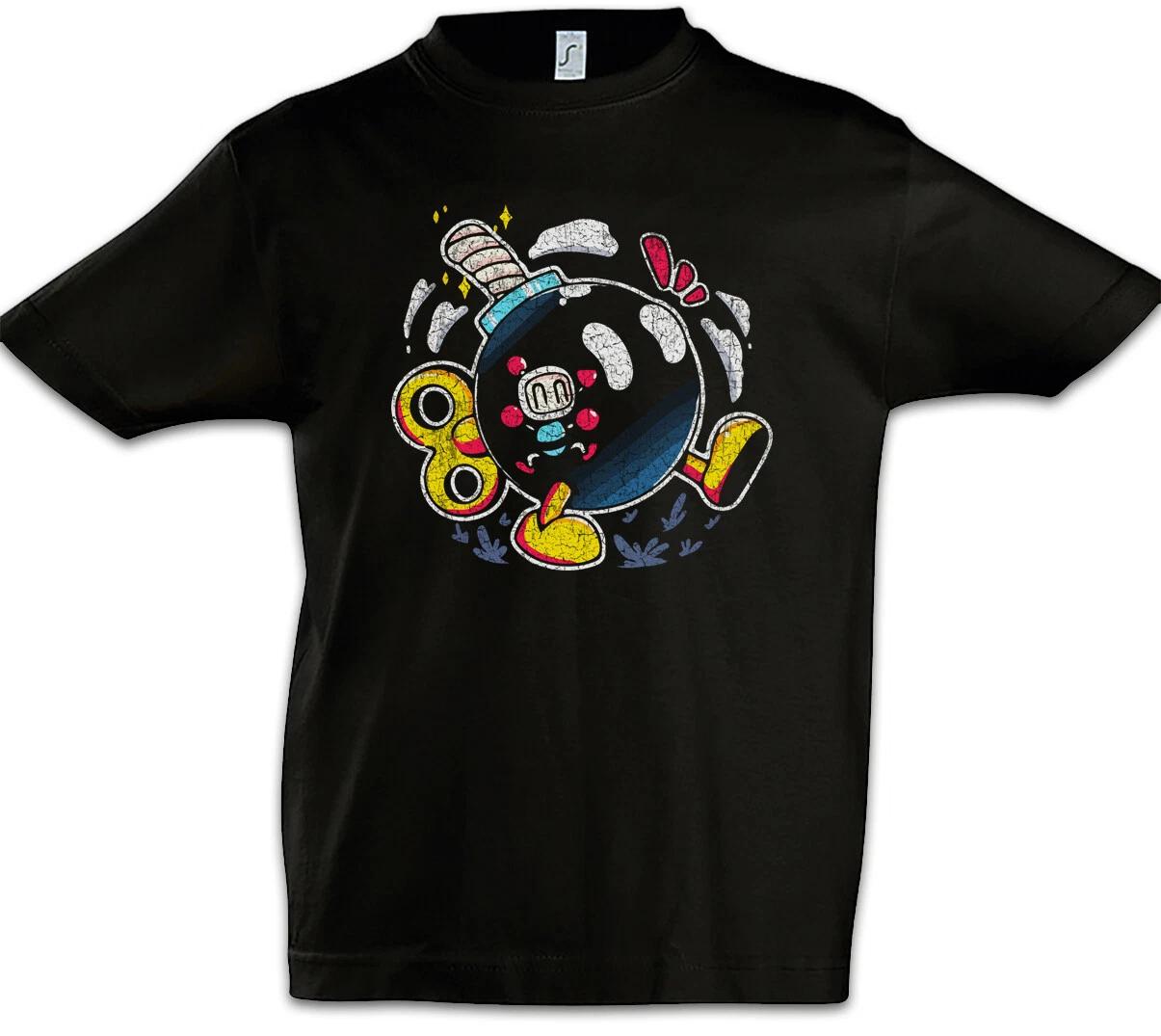Walking Bomb Kids Boys kids boys T-Shirt Games Gamer Fighter Bomber Running Bomb 130