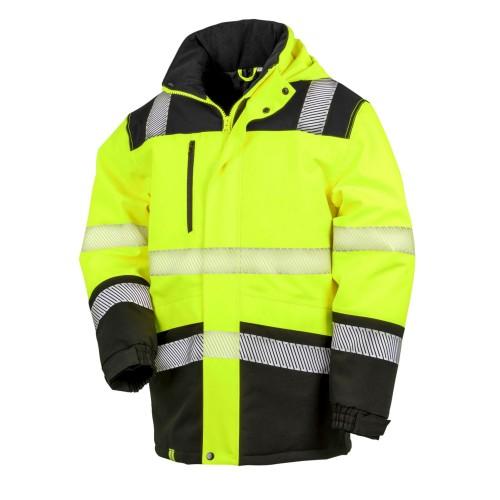 SAFE-GUARD by Result Mens Printable Safety Soft Shell Jacket