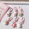 1Pc Kawaii Cute Rabbit Keychain Cartoon Animal Pendant Girl Backpack Decoration Jewelry Best Friend Gift
