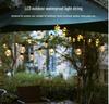Vintage LED Solar String Lights - G50 Transparent Ball for Outdoor Garden Patio Decor