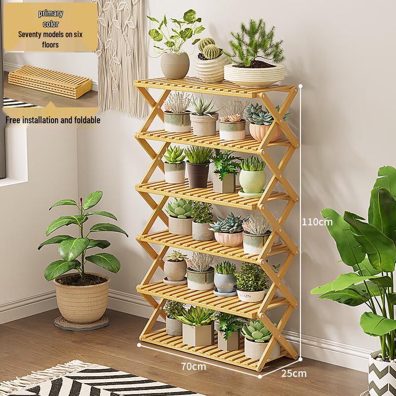 Foldable Multi-tier Indoor Flower Stand