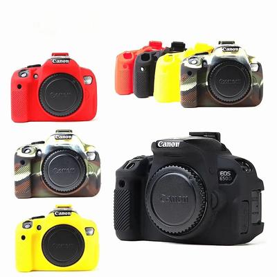 Weiche Silikon-Rüstungshülle für Canon EOS 650D 700D 600D DSLR-Kameratasche