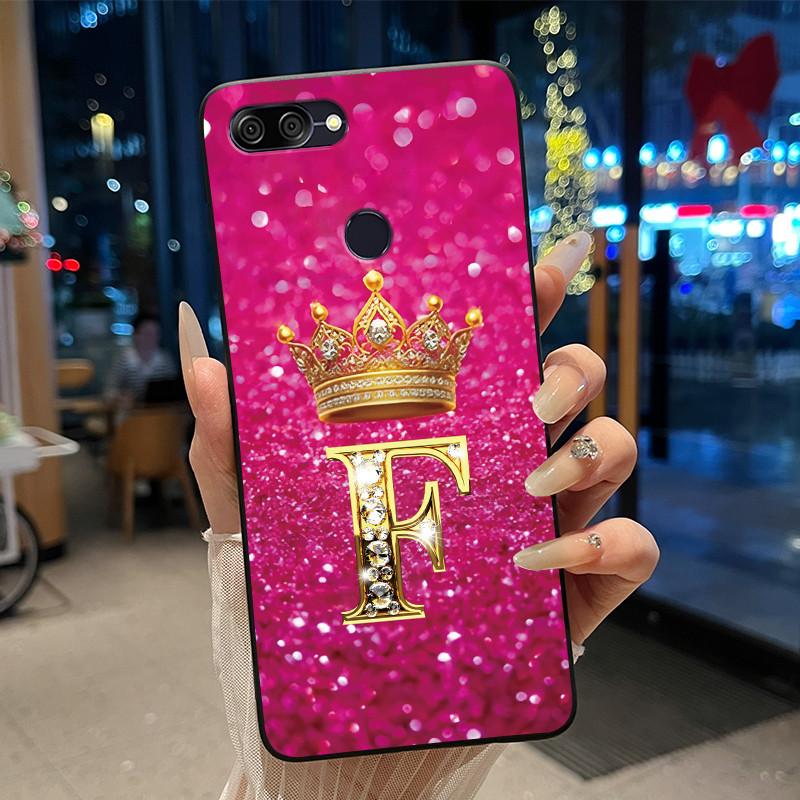 Newest Letter Crown Design Phone Casing For ASUS Zenfone Max Plus (M1) ZB570TL Black Case Bumper Silicone Shockproof Soft Cover