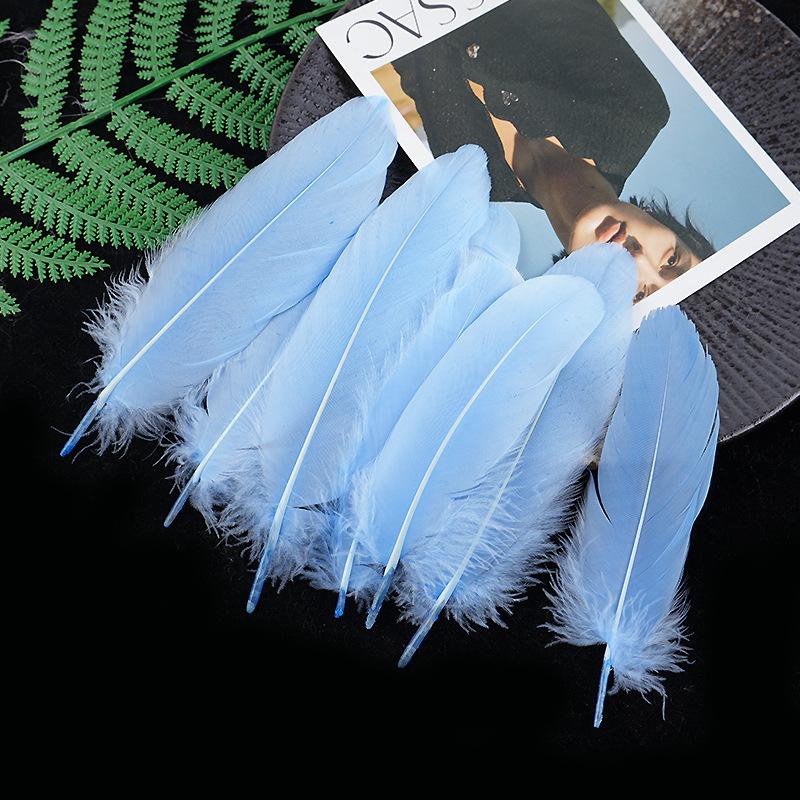 50 Colored Goose Feathers for DIY Dreamcatchers and Art Projects