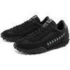 Kappa Logo Training Synthetic Leather Low-Top Running Shoes Unisex sneaker Black Green K0CW5MM09-990
