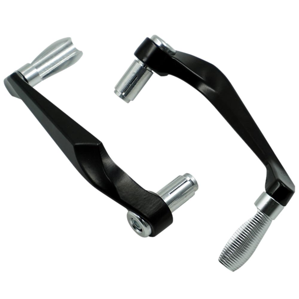 

1 пара мотоциклетных защит для рук, защита руля из алюминиевого сплава, аксессуары для модификации, защита рук мотоцикла серебряный