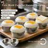 10pcs Puto Cake Mold Aluminum Alloy Egg Tart Cup Cupcake Kitchen Baking Mold Mini Round Baking Oven Pan Pastry Dessert Mould