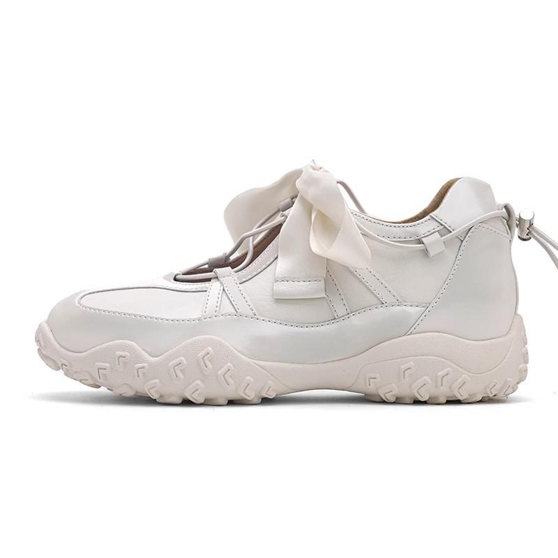 Lace Dream~ 7cm Inner Height Increase Platform Ballet Training Shoes Female Mary Jane Summer Breathable Casual Sports Sandals