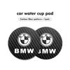OOYR4 2pcs Car Cup Holder Insert Pad Emblem Coaster Anti-Slip Mat For BMW Performance X1 M3 M6 F01 F02 E34 E36 E60 F10 F20 X6