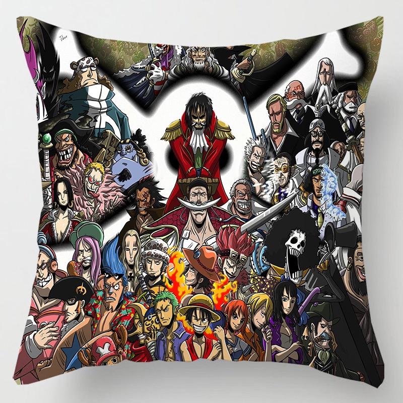Anime Piece One Cartoon Cushion Cover Pillow Case Sofa Decorative Pillowcover