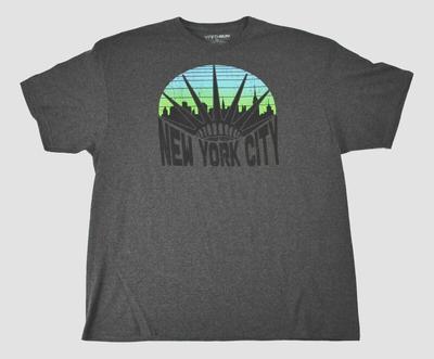 Fifth Sun Mens New York City Skyline Statue of Liberty Crown Shirt NWT S, M