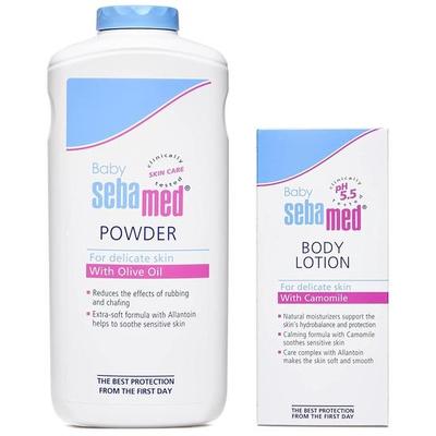 Baby Powder, 200g & Baby Lotion, 100ml Combo