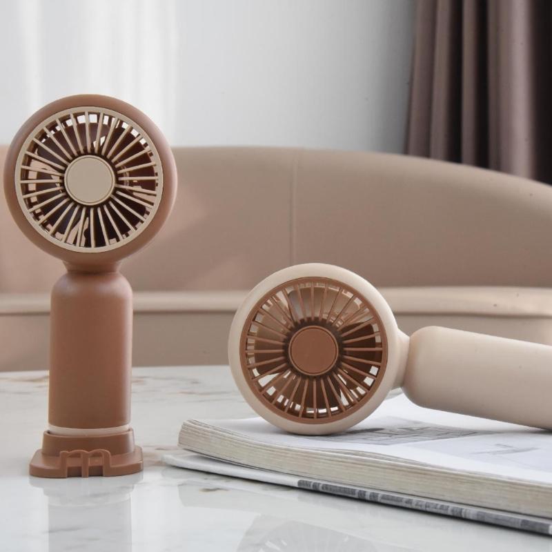 Portable Handheld Fan Light Weight Small Personal Portable Fans Adjustable USB Rechargeable Fan for Kids Girls Women Men