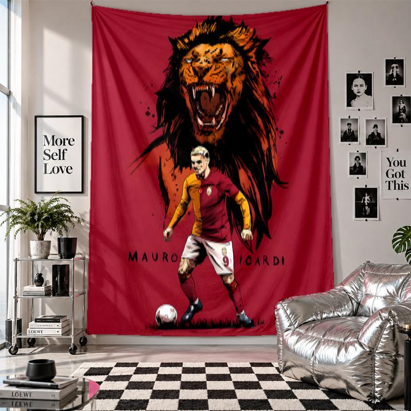 Wall TapestryMauro İcardi Art Hanging Cloth Decorative Background Cover for Room Decoration