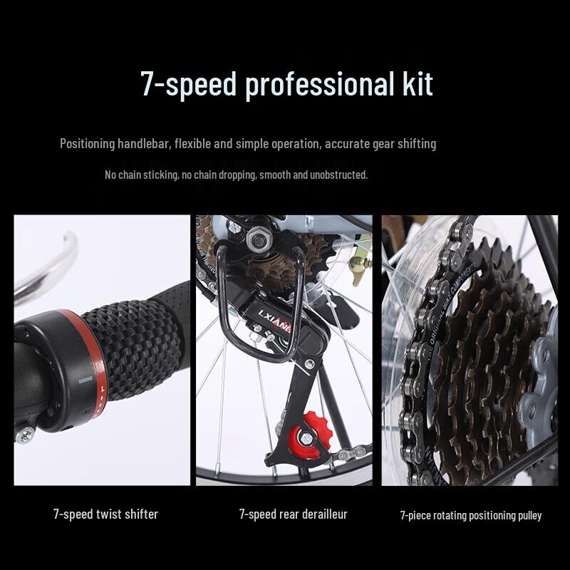 Phoenix 20-inch 7-Speed Folding Bicycle