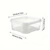 5/10pcs Small Food Preservation Boxes Refrigerator Frozen Meat Vegetable Fresh-Keeping Box Transparent KitchenSealed Storage Box