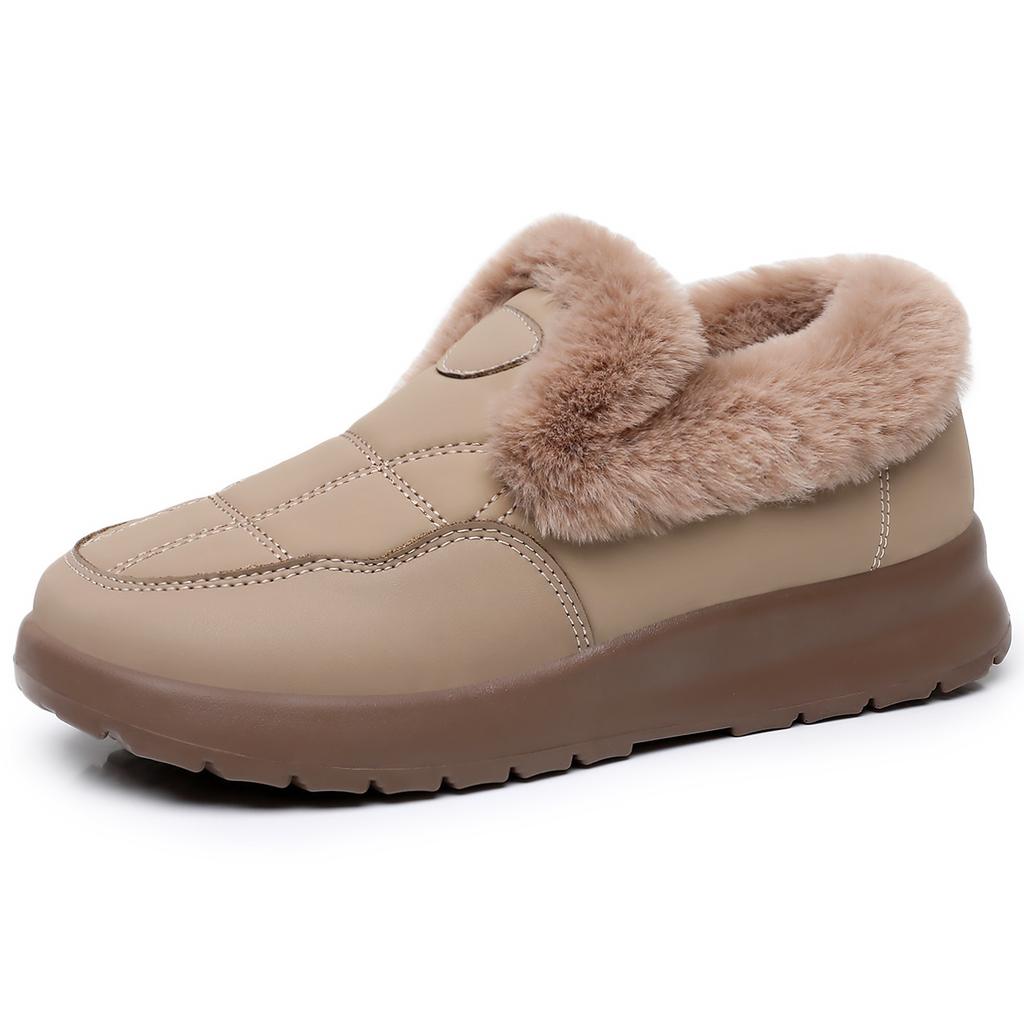 Shoes Women's Shoes New Cotton Boots Winter Velvet Thickened Cotton Shoes Warm One Pedal Fashion Casual Snow Boots 2025
