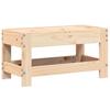 Garden Stool 62 x 30 x 32 cm Solid Pine Wood