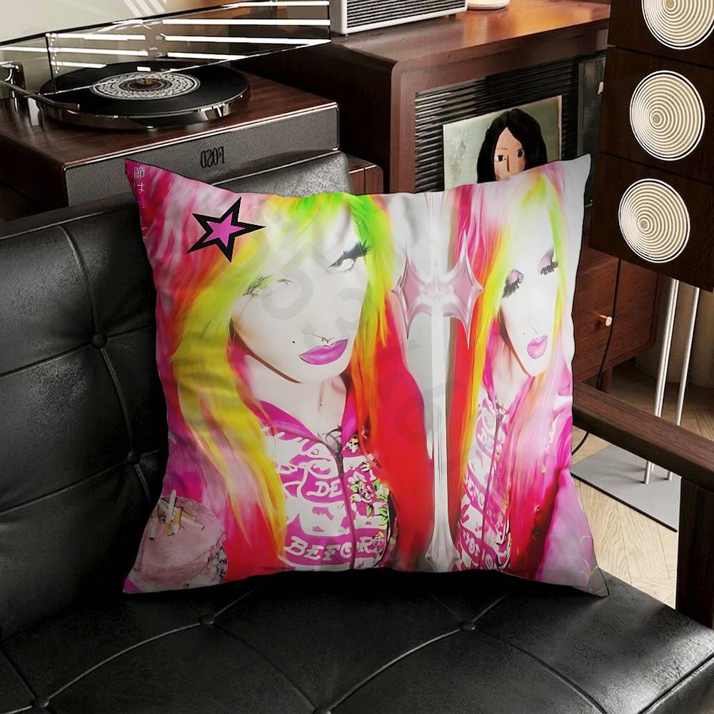 arelyhuman Pillow Case Sofa Living Room Bedroom Headboard Backrest Cushion Square Cushion Nap Time