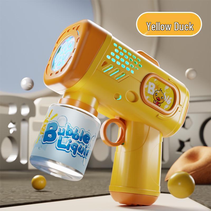 Gatling Bubble Gun: Automatic Electric Handheld Bubble Maker for Kids