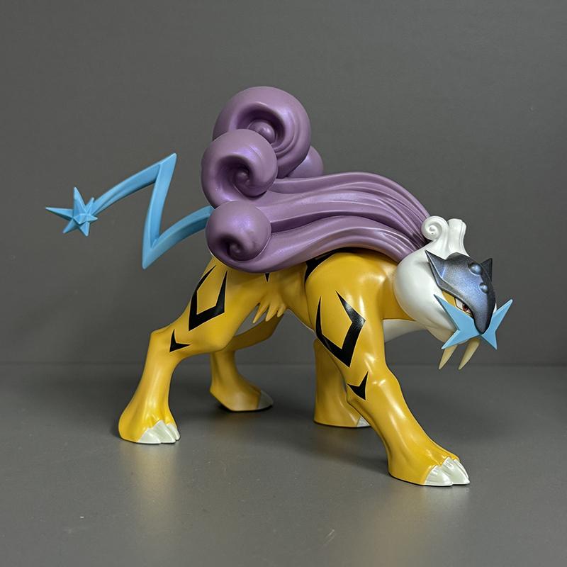 Bkm Pet Elf Ho-Oh Sineitai Three Sacred Raikou Suicune Entei Figure Cool Desktop Ornaments Anime Fan Gift