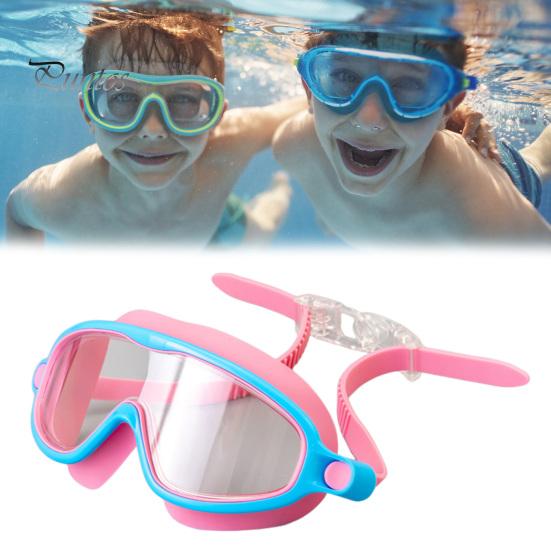 Kids Swim Goggles Anti-Fog UV Protection Leak-Proof Pool Swimming Goggles with Nose Clip Earplugs for Boys Girls Youth Toddler 3-15 Years