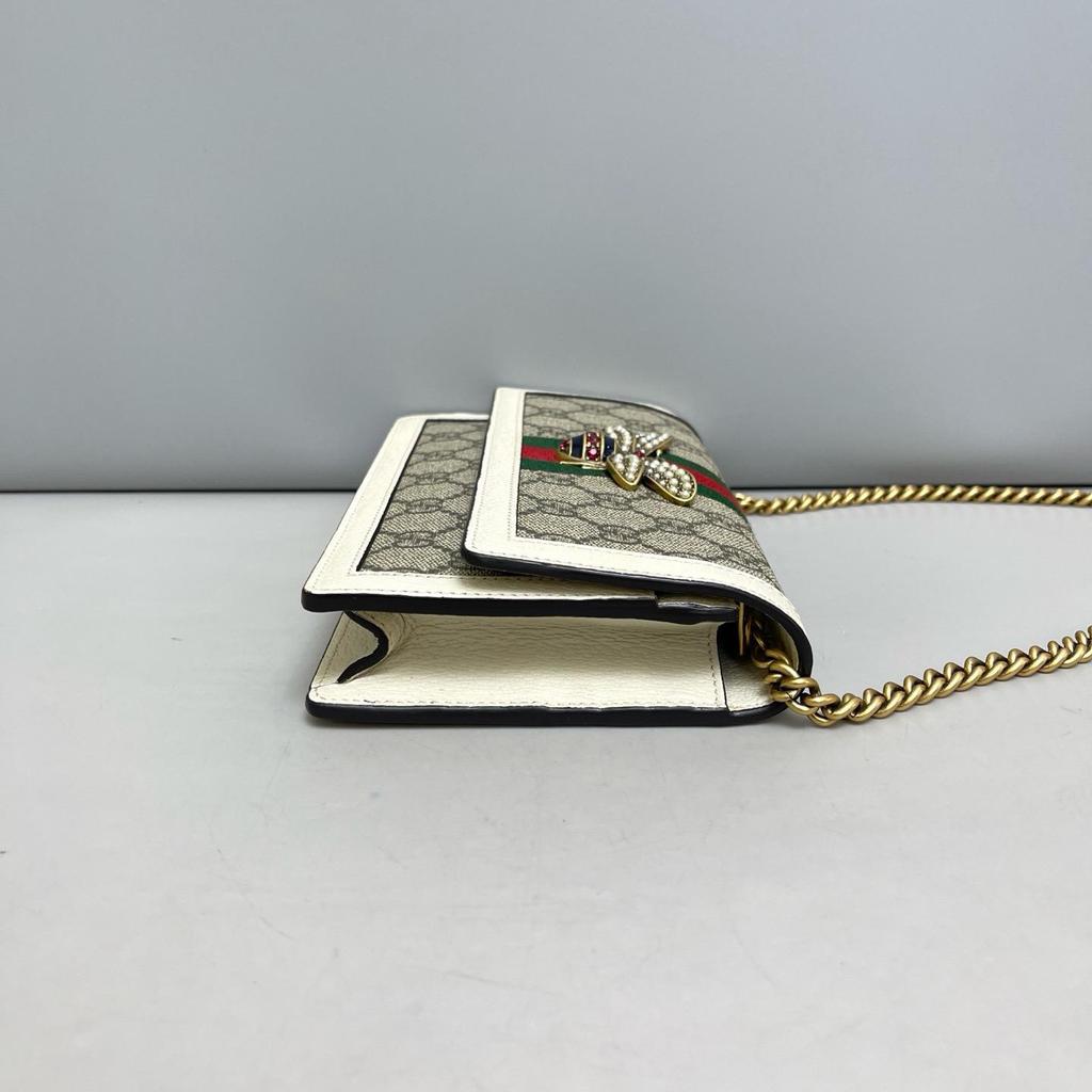 [Pre-Owned] Gucci Queen Margaret Mini GG Bag 'Beige' - Excellent #S48W5A