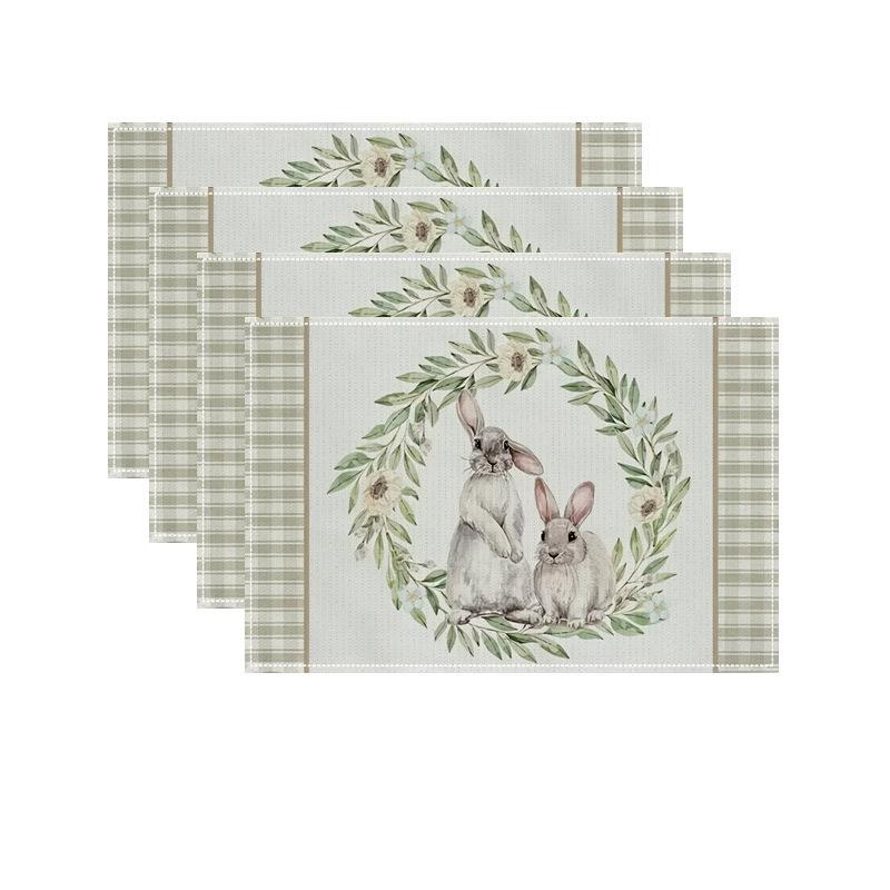Heat-Resistant Stain-Proof Linen Party Placemats - Festival Collection