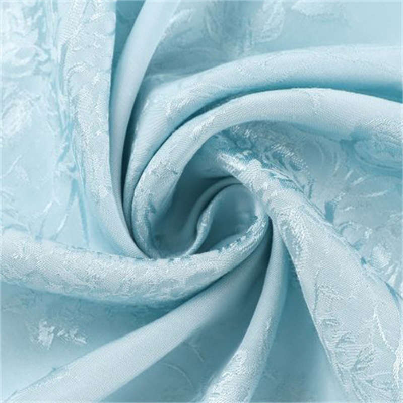 Rayon Jacquard Figured Cloth Solid Color Pattern DIY Fabric Artificial Cotton