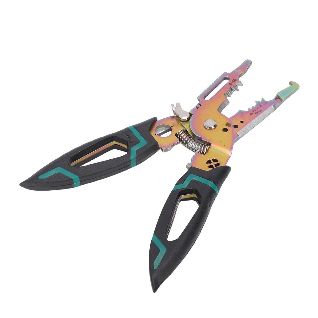 Wire Stripper Tool High Hardness Pointed Mouth Strippers Electrical Pliers Wire Cutters for Cutting Pulling Cable HVAC Car Repair Industrial